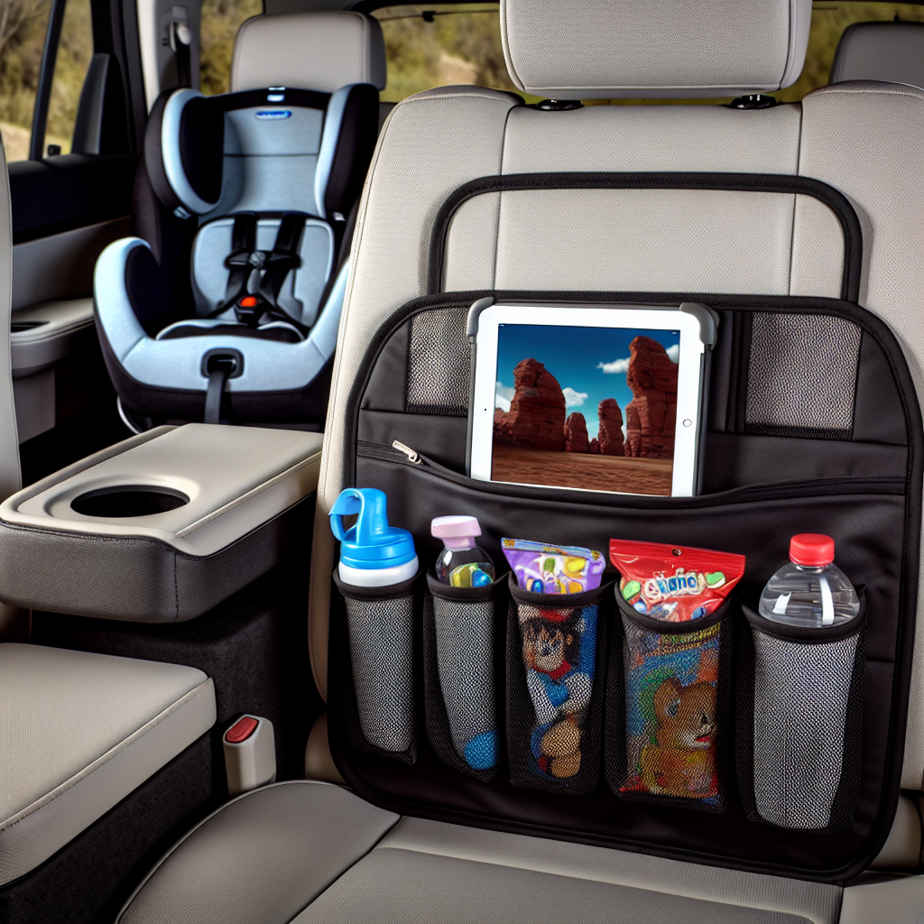 Backseat Organizer + Tablet Holder