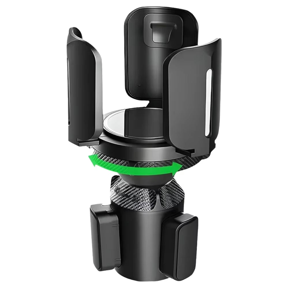 64Oz Large Expandable Cup Holder for Car Adjustable Base Car Holder Adapter Wide Base Cup Holder